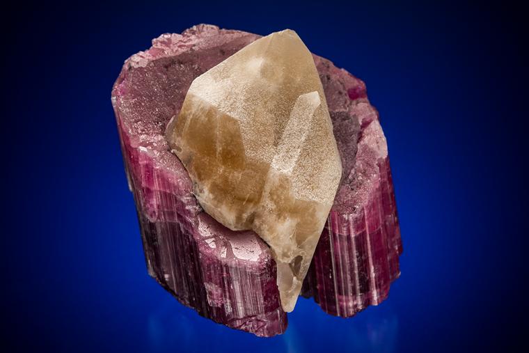 ELBAITE with QUARTZ