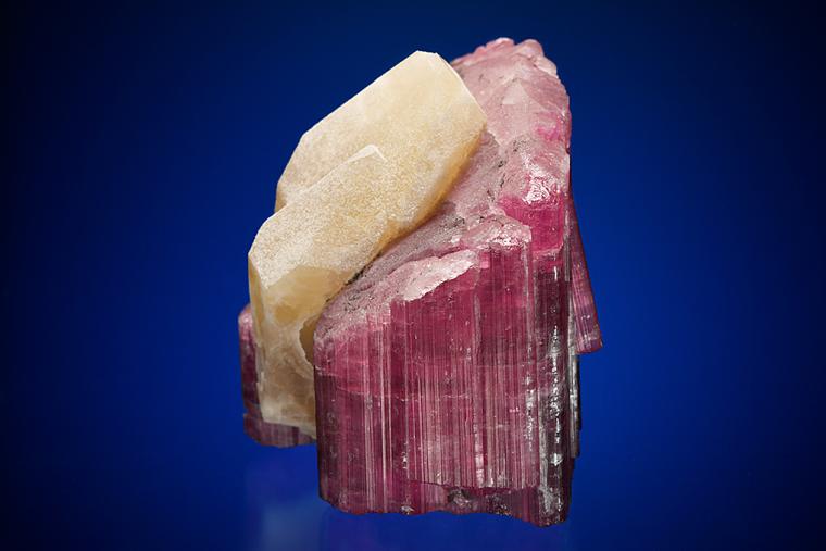 ELBAITE with QUARTZ