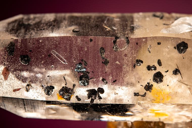 QUARTZ with HEMATITE Inclusions