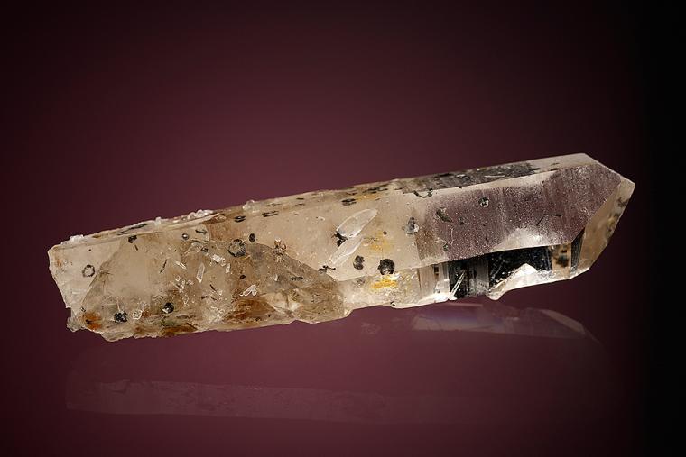 QUARTZ with HEMATITE Inclusions