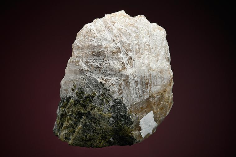 EPIDOTE on QUARTZ