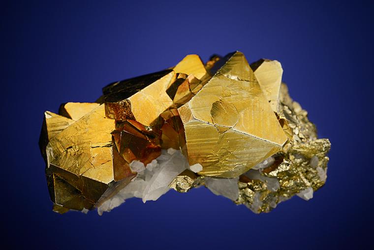 PYRITE on QUARTZ