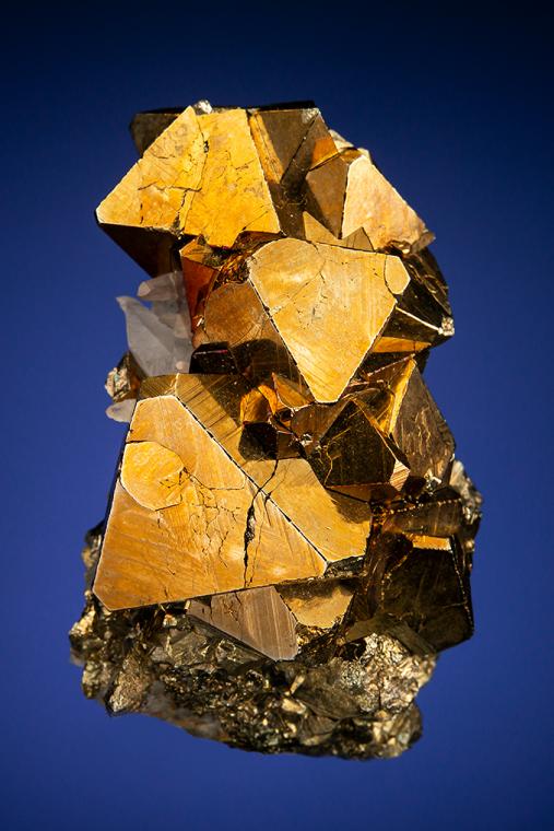PYRITE on QUARTZ