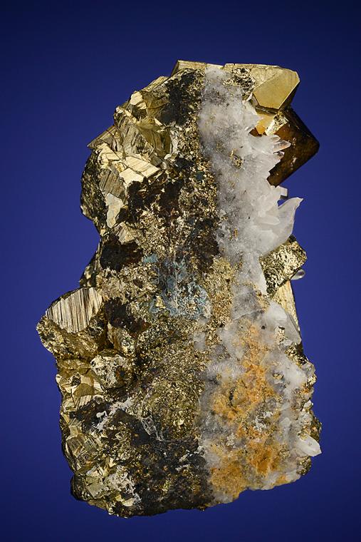 PYRITE on QUARTZ