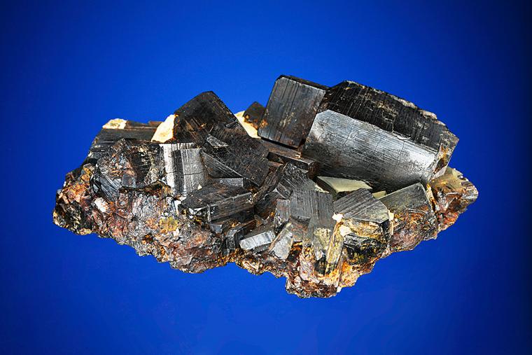 GOETHITE(?) after PYRITE