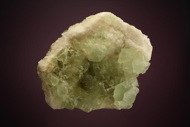 FLUORITE with QUARTZ