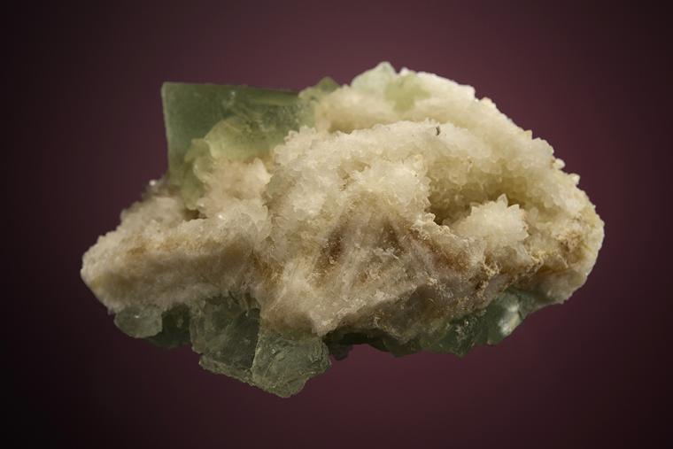 FLUORITE with QUARTZ