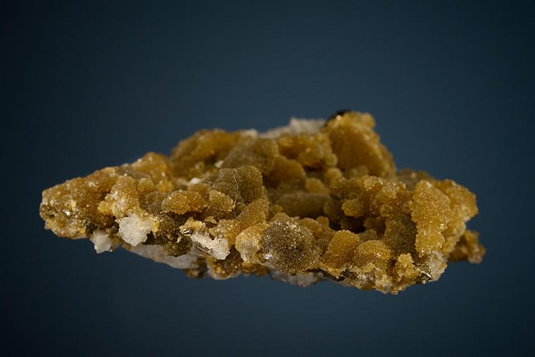 SIDERITE with PYRITE on QUARTZ