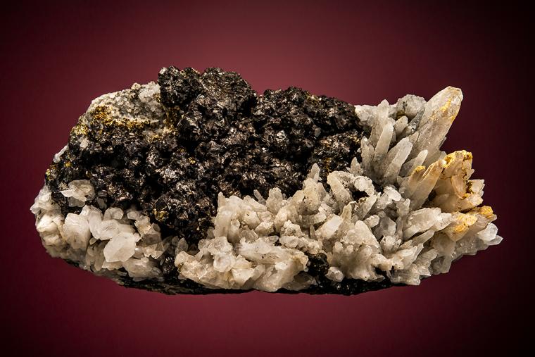 SPHALERITE on QUARTZ