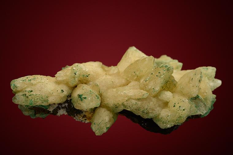 CALCITE on CHALCOPYRITE