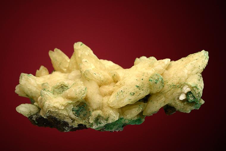 CALCITE on CHALCOPYRITE