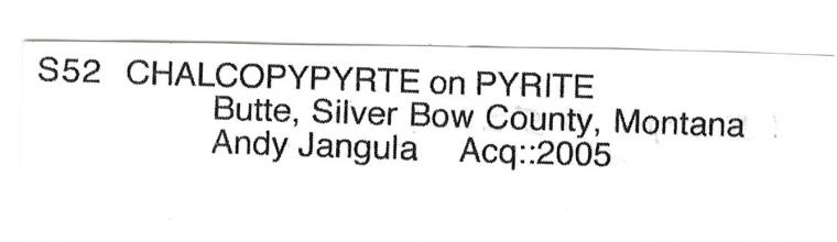 CHALCOPYRITE after ENARGITE on PYRITE