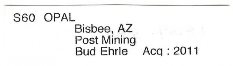 ARAGONITE (Post mining)