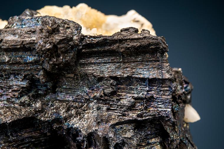 PYRITE and CHALCOCITE after ENARGITE (?) on QUARTZ