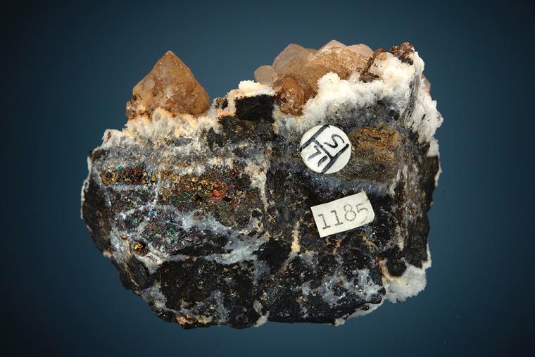 TETRAHEDRITE with QUARTZ and CALCITE