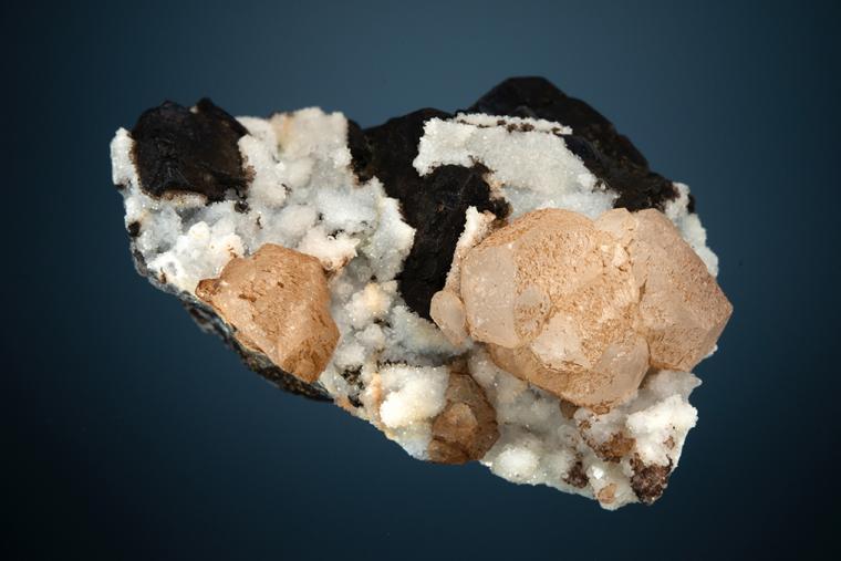 TETRAHEDRITE with QUARTZ and CALCITE