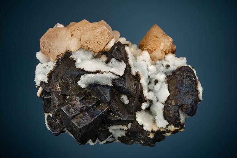 TETRAHEDRITE with QUARTZ and CALCITE