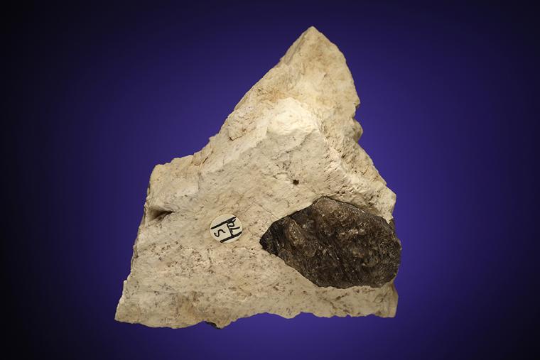 MICROCLINE (Baveno twin) with QUARTZ var. Smoky