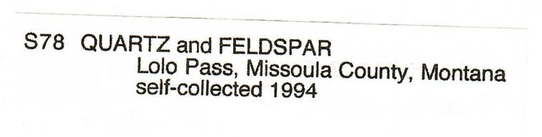 QUARTZ var. Smoky on MICROCLINE