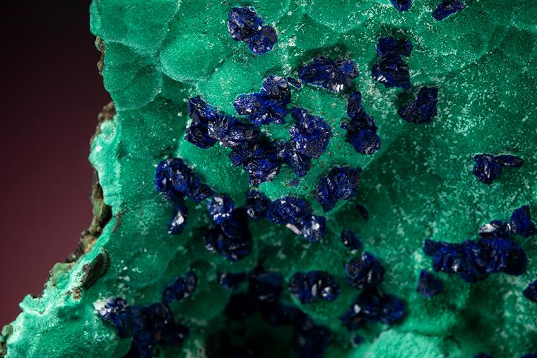 AZURITE on MALACHITE