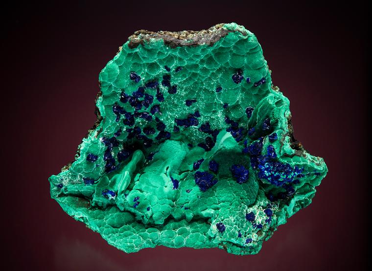AZURITE on MALACHITE
