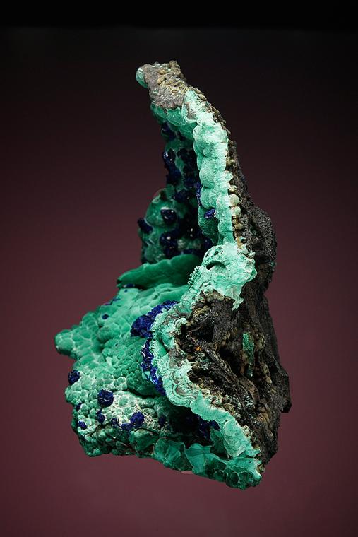 AZURITE on MALACHITE