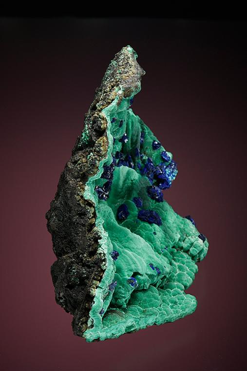 AZURITE on MALACHITE