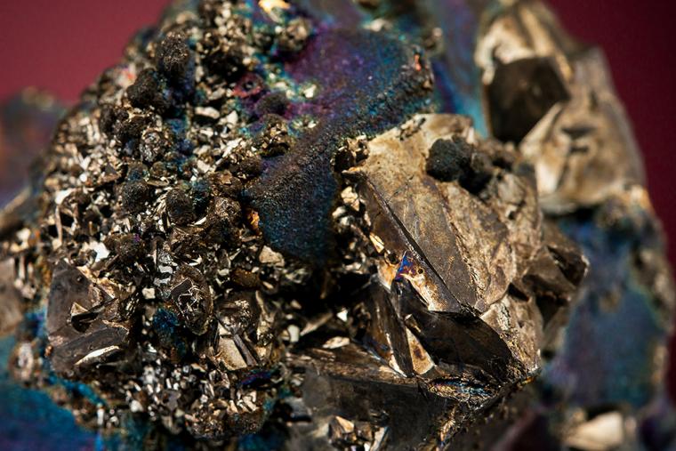 TENNANTITE on PYRITE