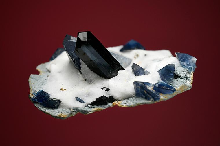 BENITOITE with NEPTUNITE