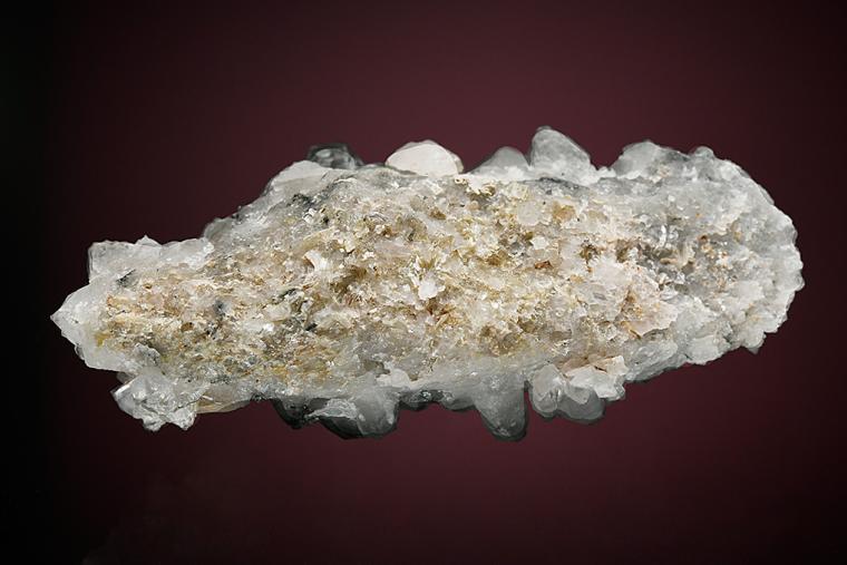 QUARTZ (Japan-law twin) with Tourmaline Inclusions