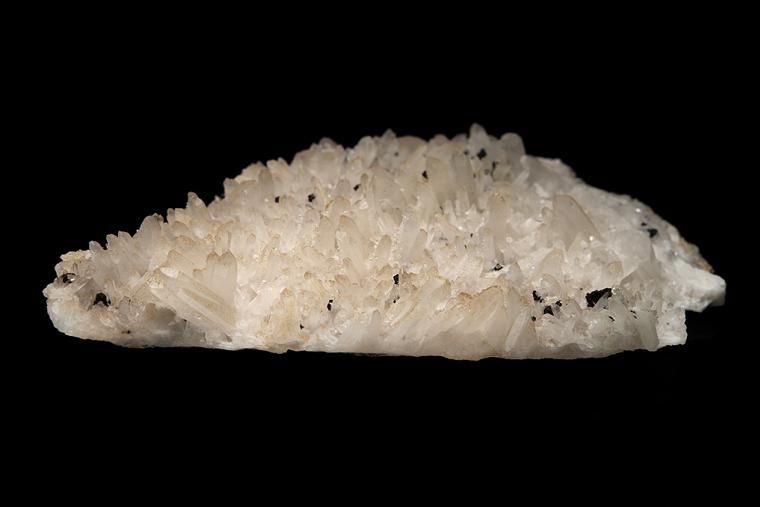 BETEKHTINITE (?) on QUARTZ