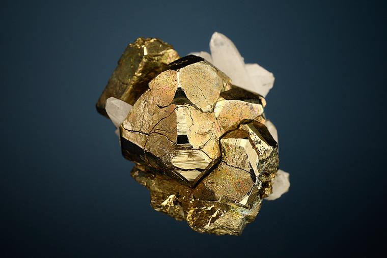 PYRITE on QUARTZ
