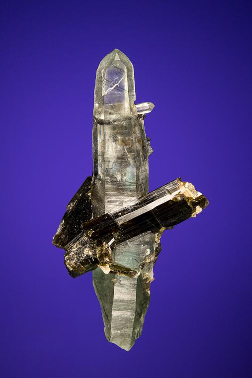 EPIDOTE on QUARTZ