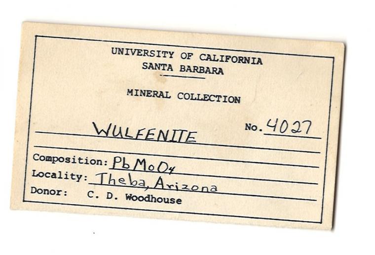 MIMETITE with WULFENITE