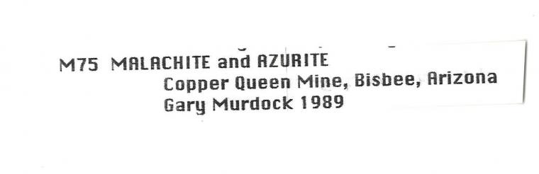 MALACHITE after AZURITE with AZURITE