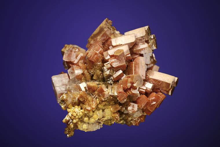 VANADINITE with CALCITE