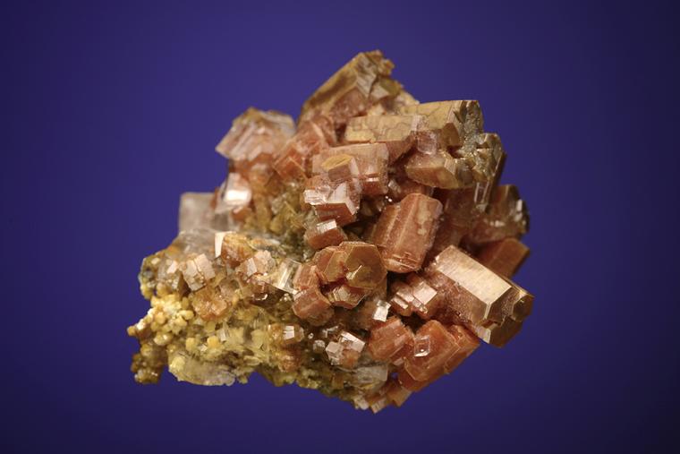 VANADINITE with CALCITE
