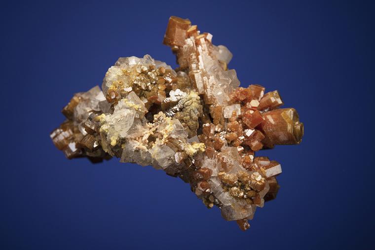 VANADINITE with CALCITE