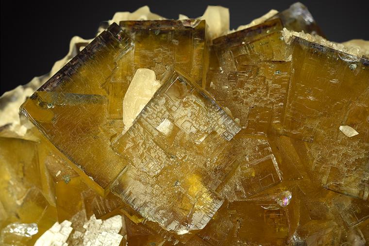 FLUORITE with CALCITE