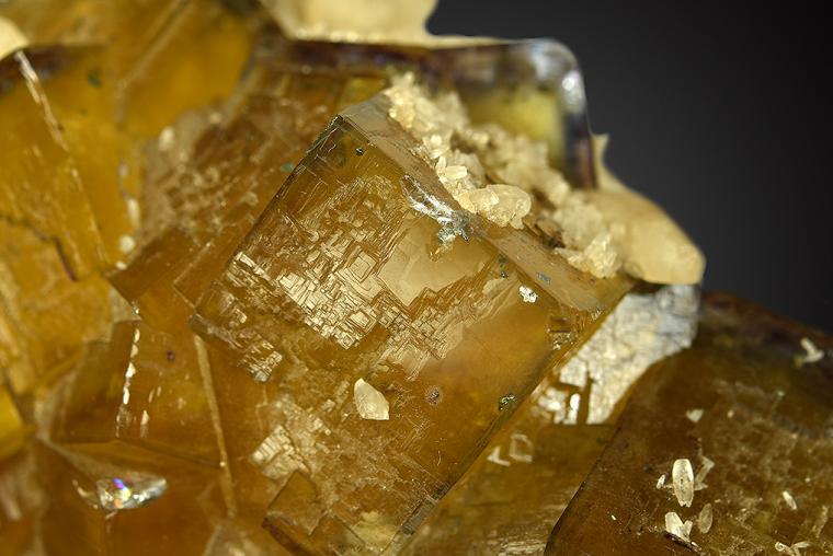 FLUORITE with CALCITE