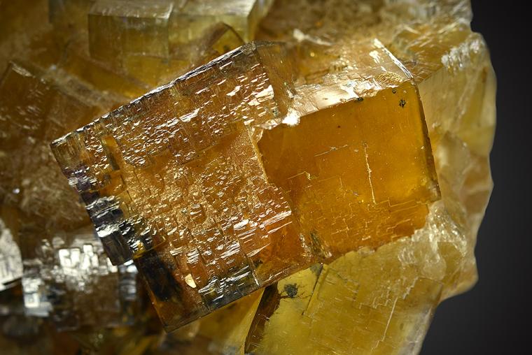 FLUORITE with CALCITE