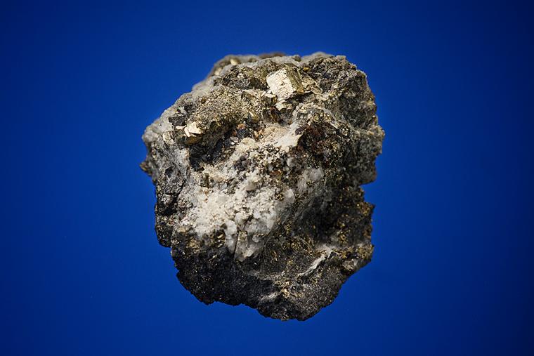 PYRITE with SPHALERITE, GOLD and HESSITE