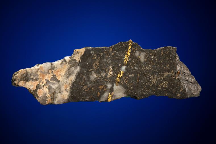 GOLD with HESSITE, PETZITE and PYRITE