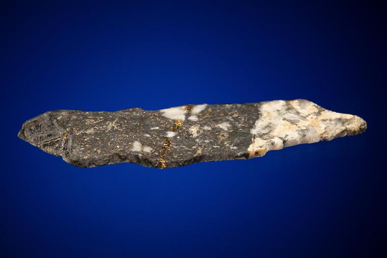 GOLD with HESSITE, PETZITE and PYRITE