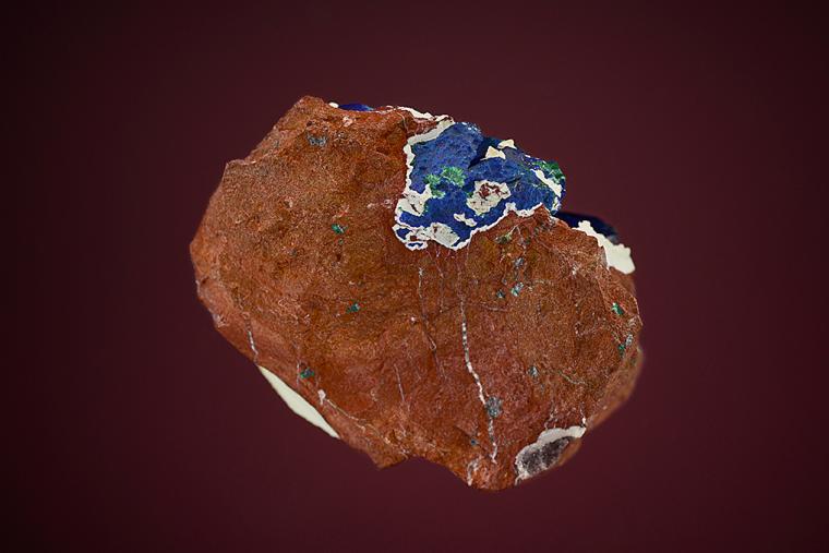 AZURITE with MALACHITE