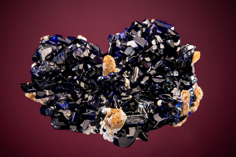 AZURITE with QUARTZ