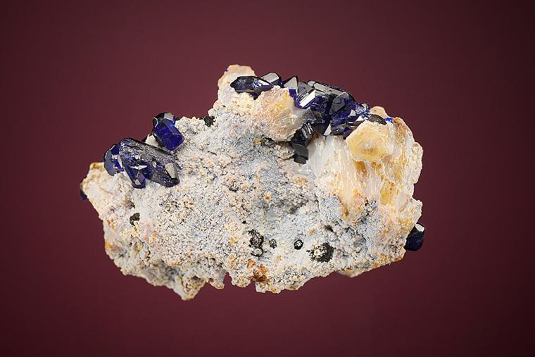 AZURITE with QUARTZ
