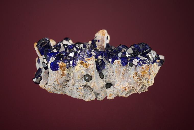 AZURITE with QUARTZ