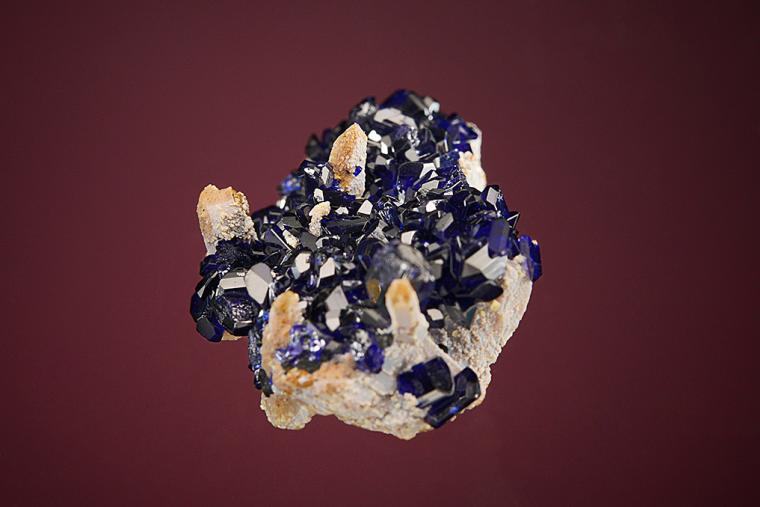 AZURITE with QUARTZ