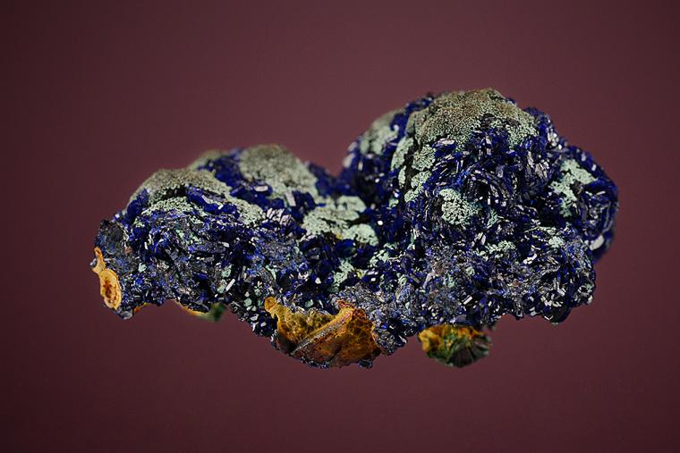 AZURITE on MALACHITE